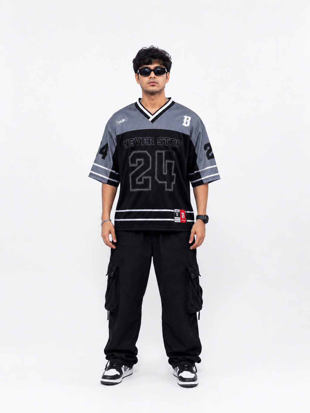 24 Varsity Mesh Tshirt