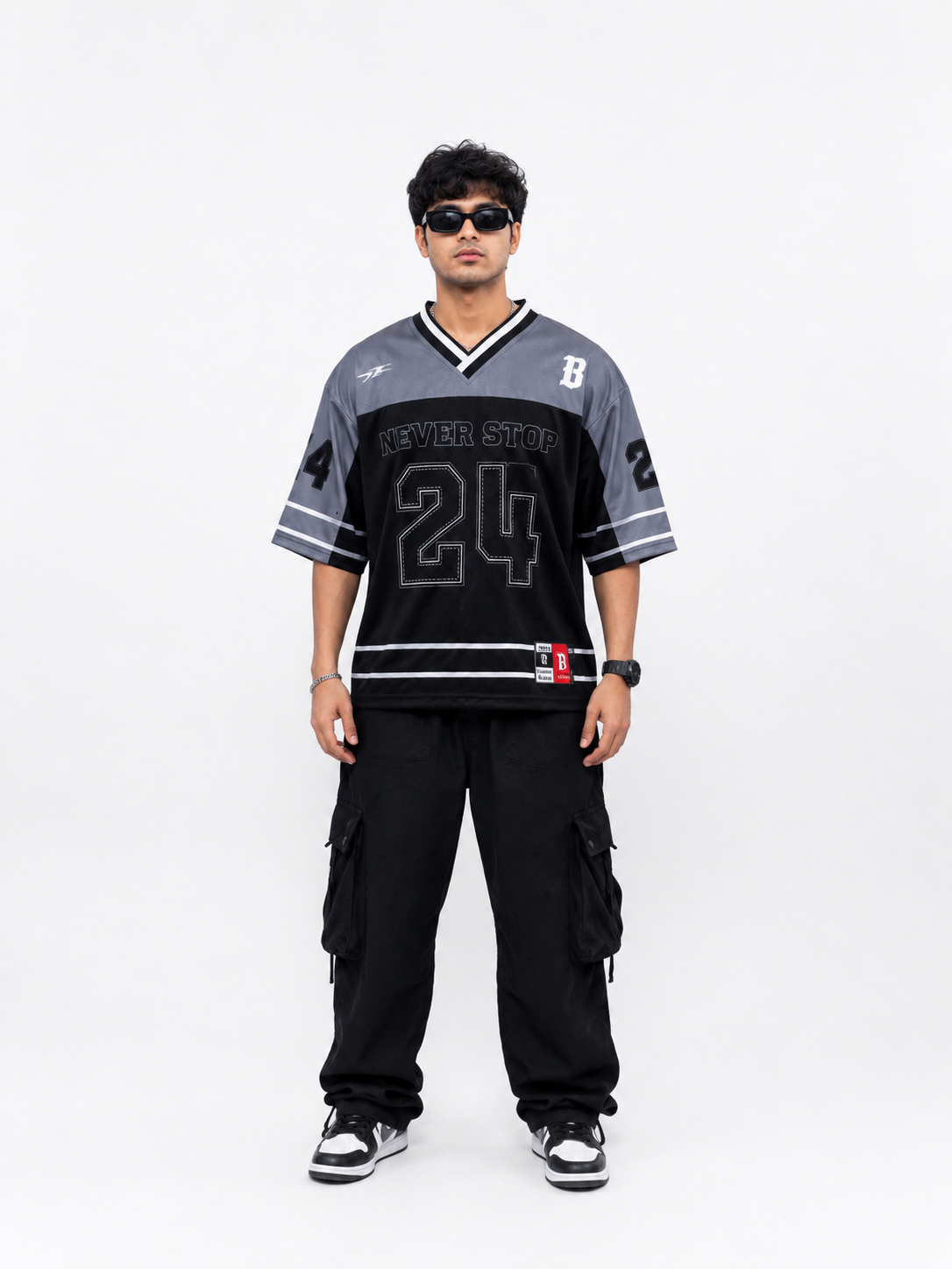 24 Varsity Mesh Tshirt