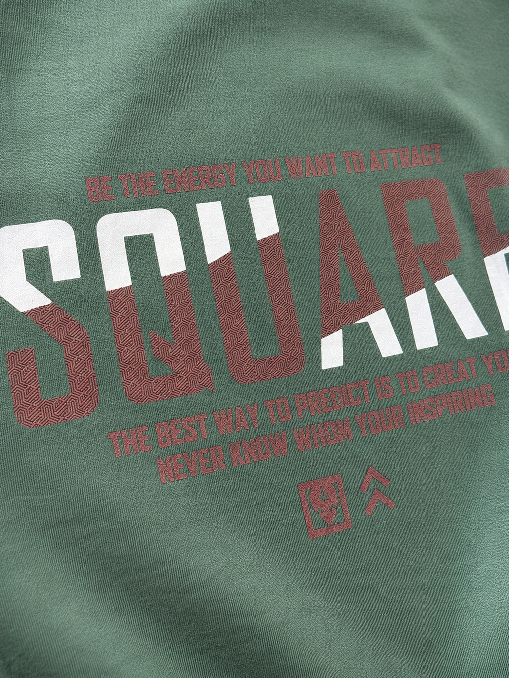Bottle green oversized T shirt