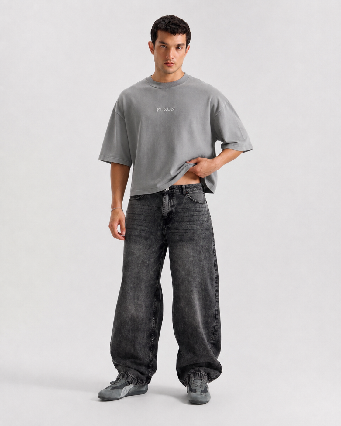 FUZON Studio Boxy Fit Oversize T-Shi