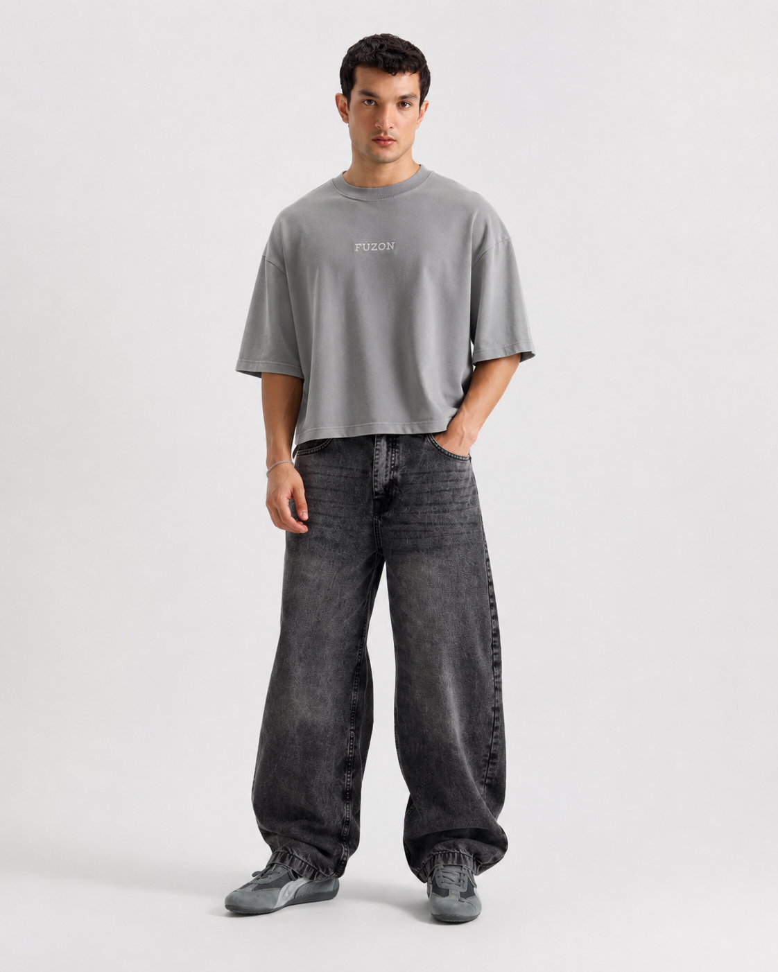 FUZON Studio Boxy Fit Oversize T-Shi