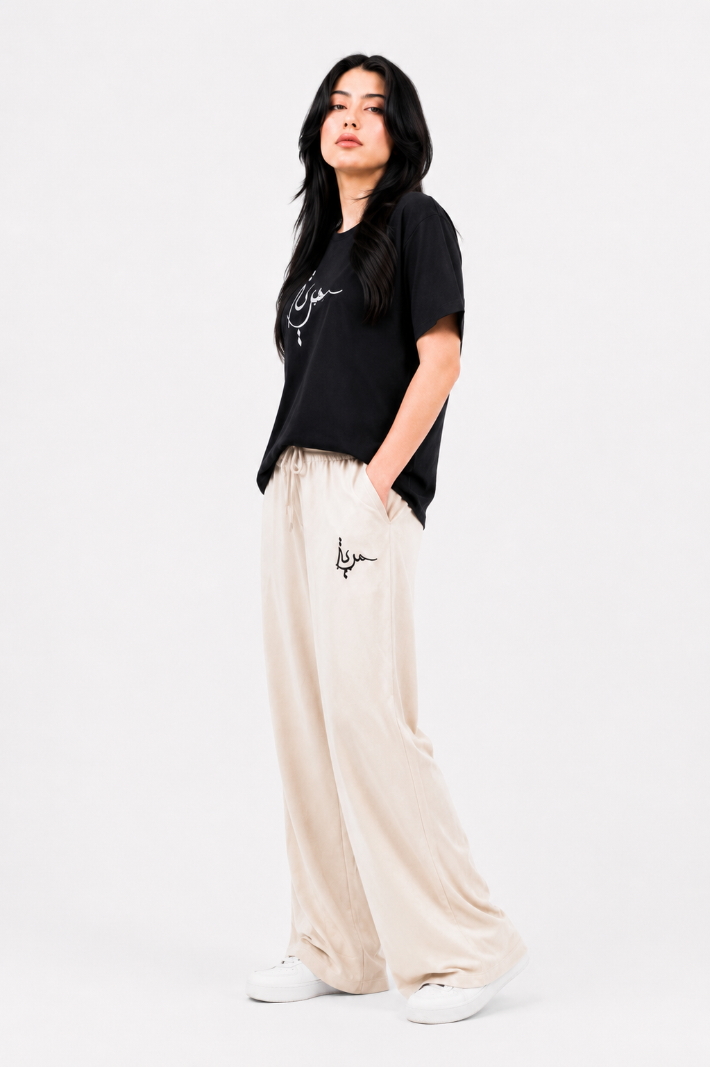 Oversized Arabic T-Shirt – Arabic Art Edition | Fuzon Studio