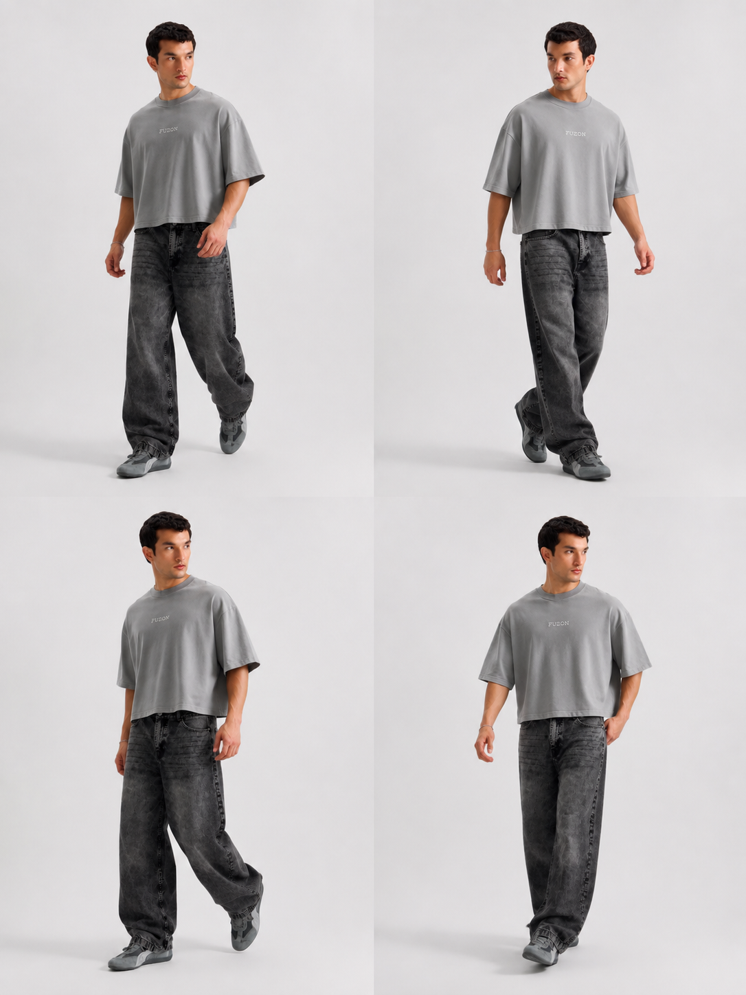 FUZON Studio Boxy Fit Oversize T-Shi