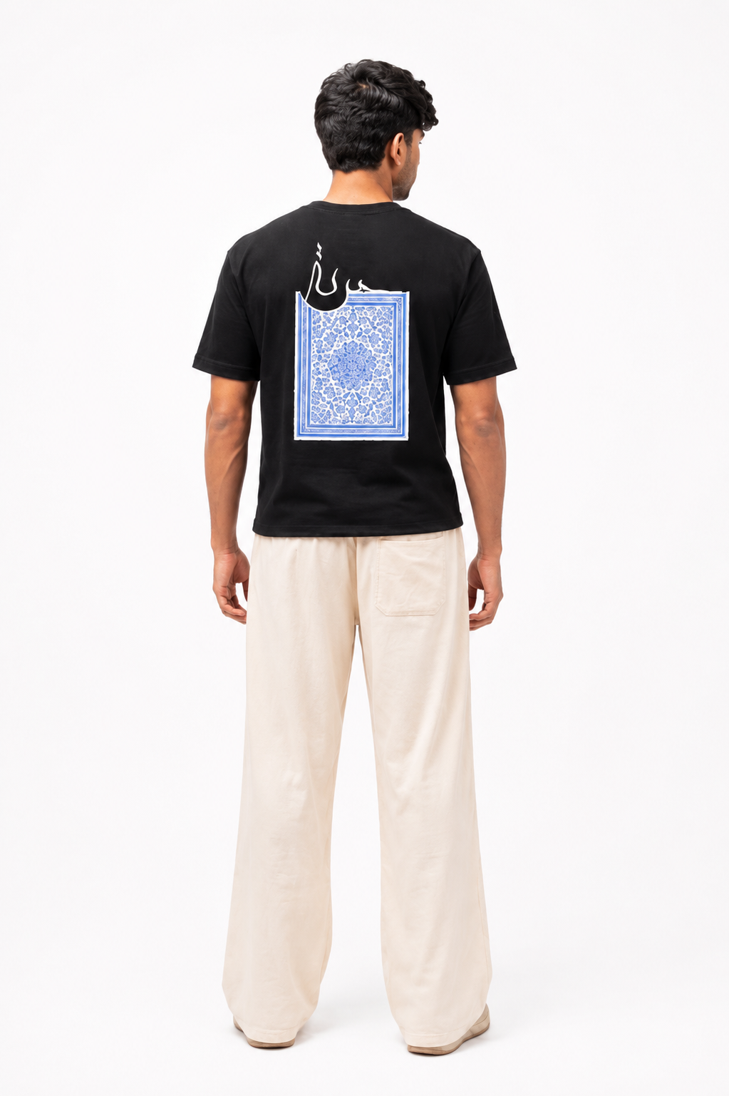 Oversized Arabic T-Shirt – Arabic Art Edition | Fuzon Studio