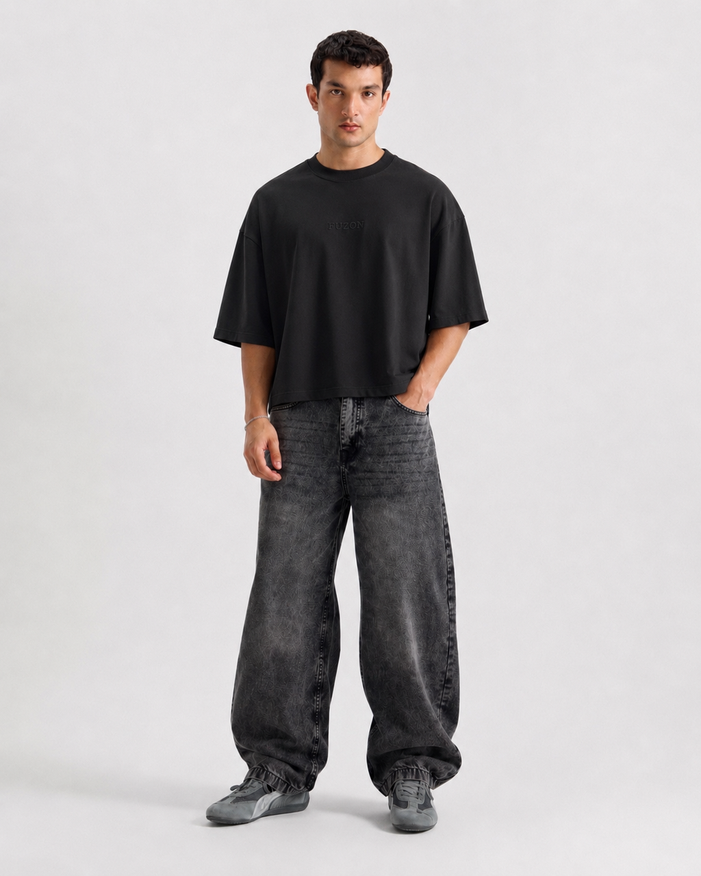 FUZON Studio Boxy Fit Oversize T-Shirt