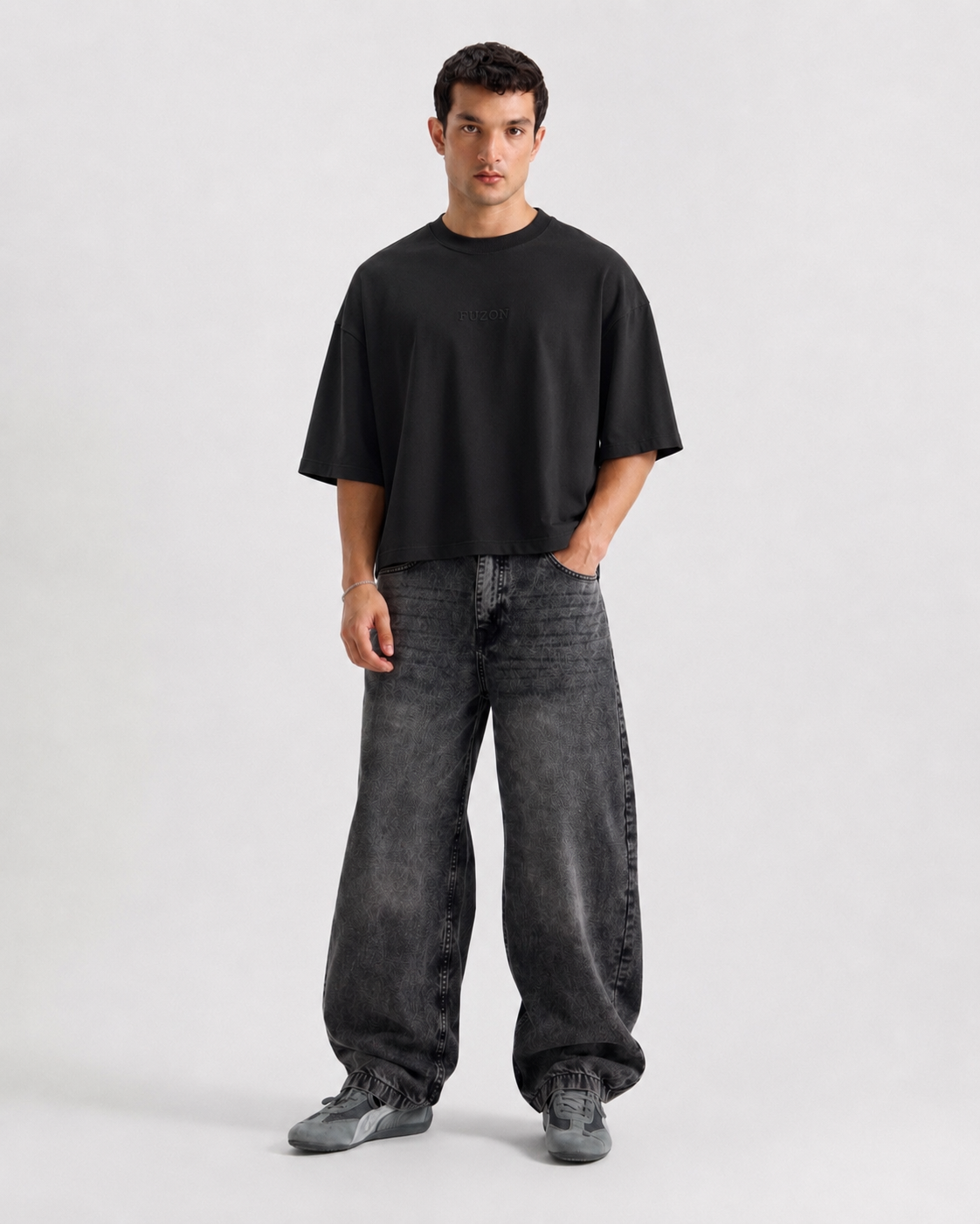 FUZON Studio Boxy Fit Oversize T-Shirt