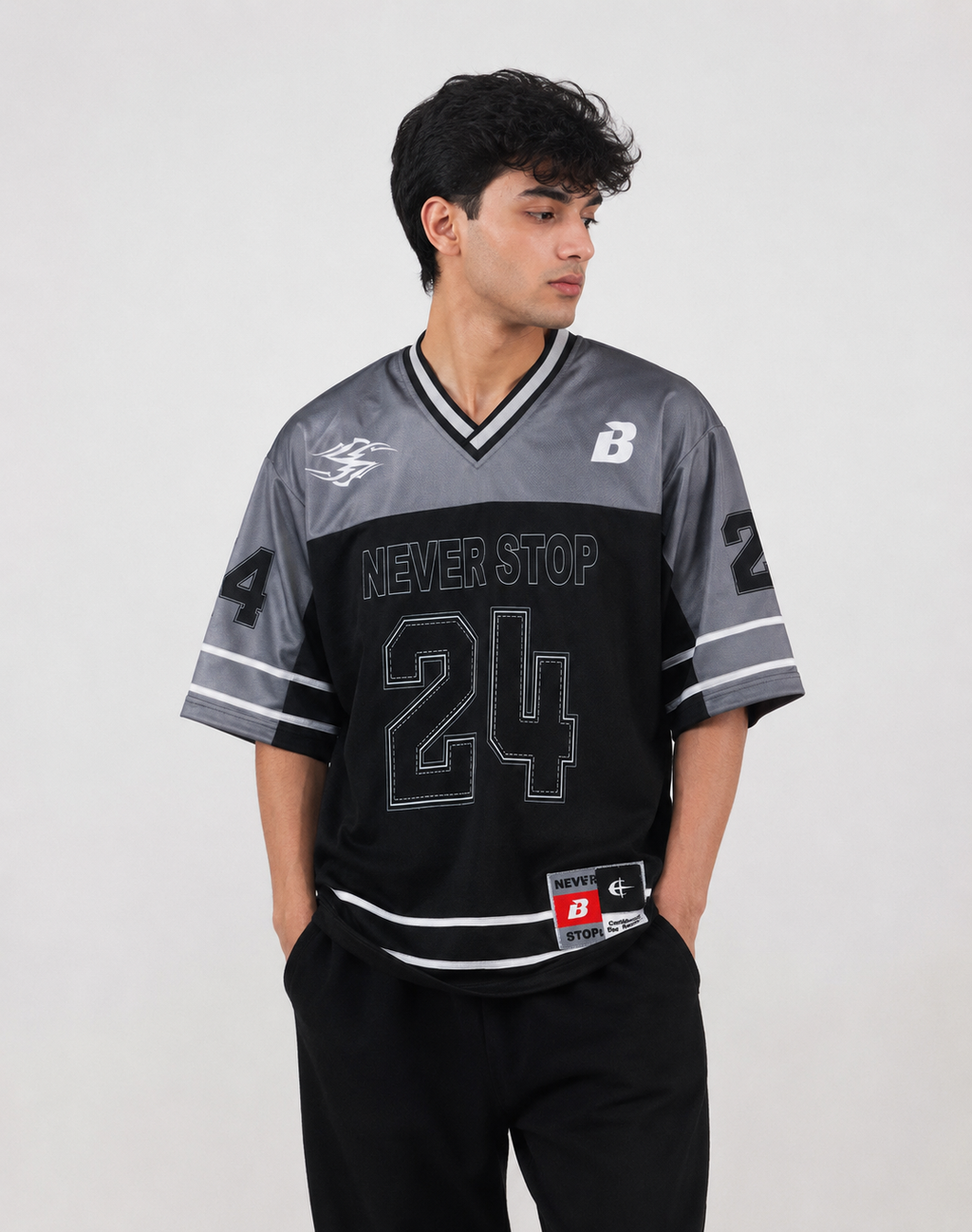 24 Varsity Mesh Tshirt