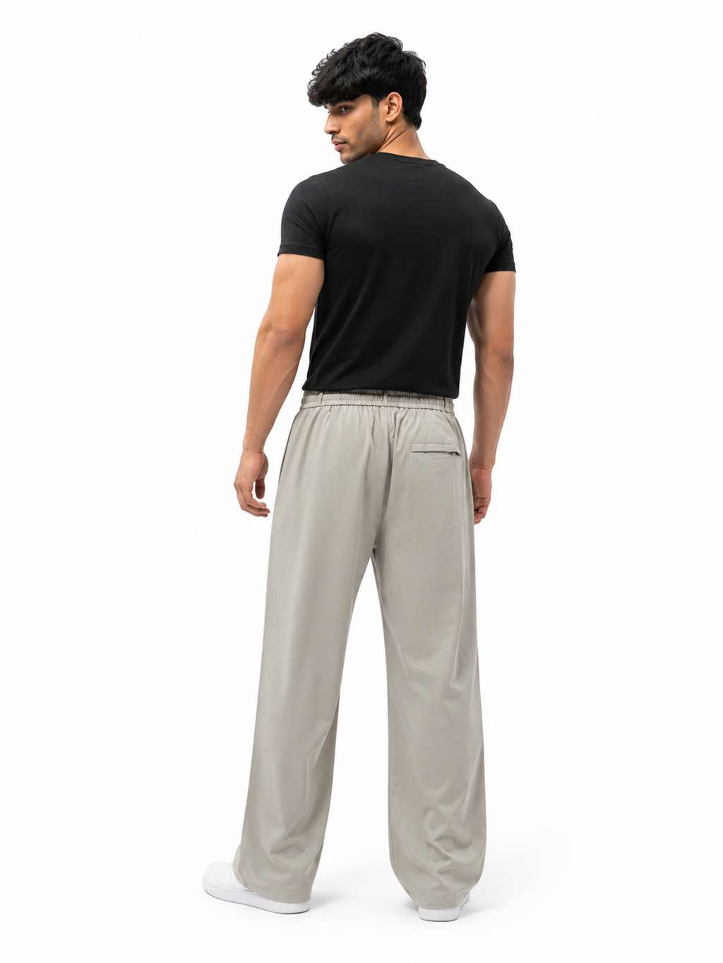 Front Plated Relaxed Fit Trouser | Fuzon Studio