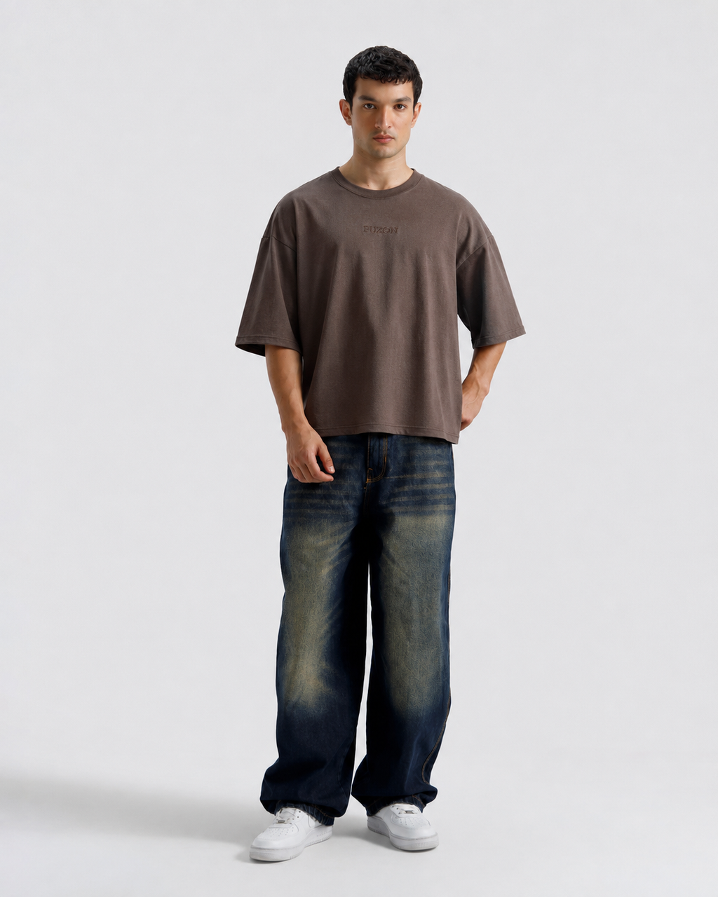 FUZON Studio Boxy Fit Oversize T-Shirt