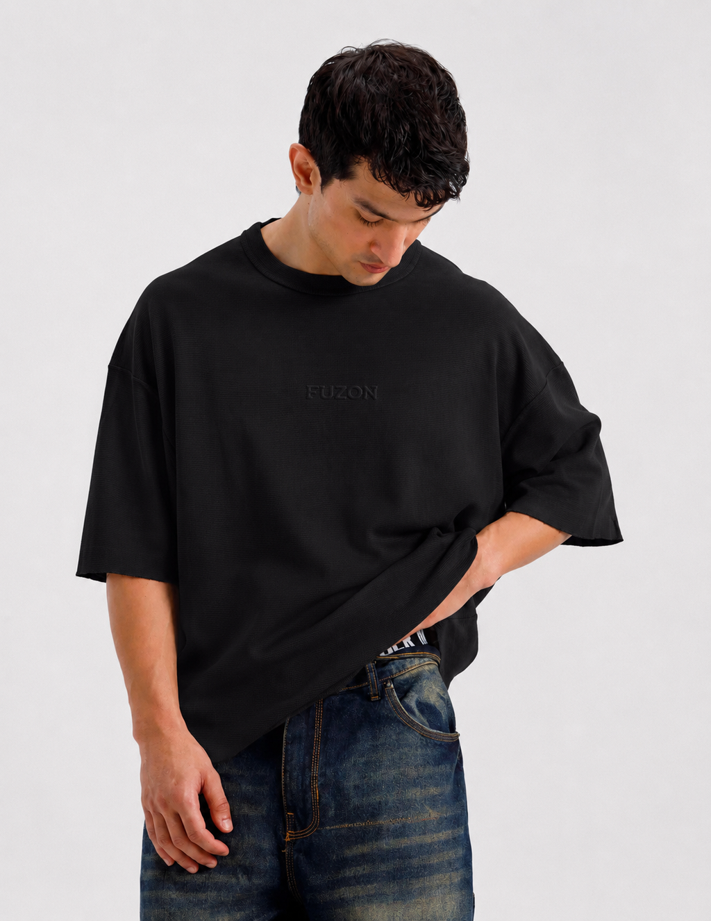 FUZON Studio Boxy Fit Oversize T-Shirt